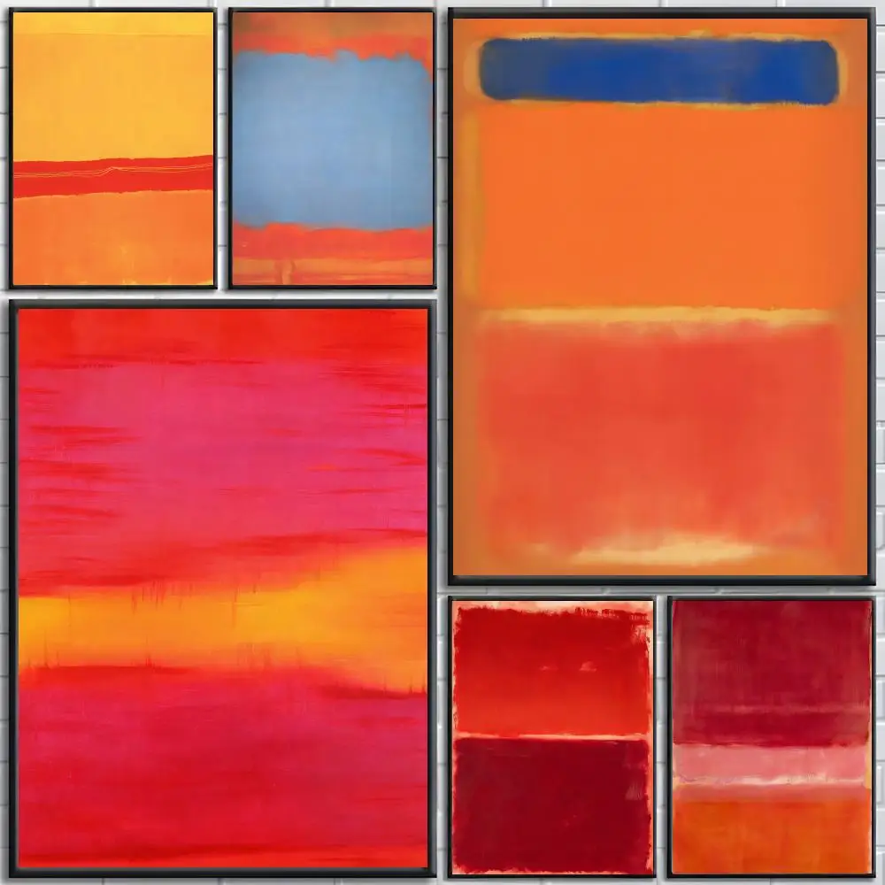Artist Mark Rothko Poster High-definition posters, wall art for living room and home decor.
