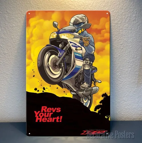 

d1,r25 Motorcycle Metal Poster - Collectable Sign - Size:20x30cm