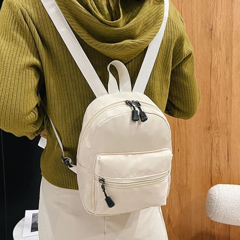 Mochila color sólido X90D Mujeres Solid Mackapsack Mini Mini Viajes