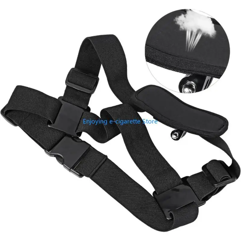 Bequemer, verstellbarer Schultergurt-Brustgurt für 360-Grad-Aufnahmen aus der ersten Person bei Outdoor-Aktivitäten Y4QF – Detail 4