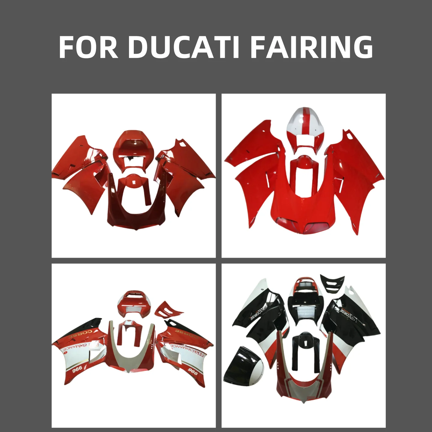 DUCATI Mold Fairing kit for DUCATI 748 916 996 998 03 04 05 DUCATI 748 916 996 998 2003 2004 2005 painted Fairings ABS