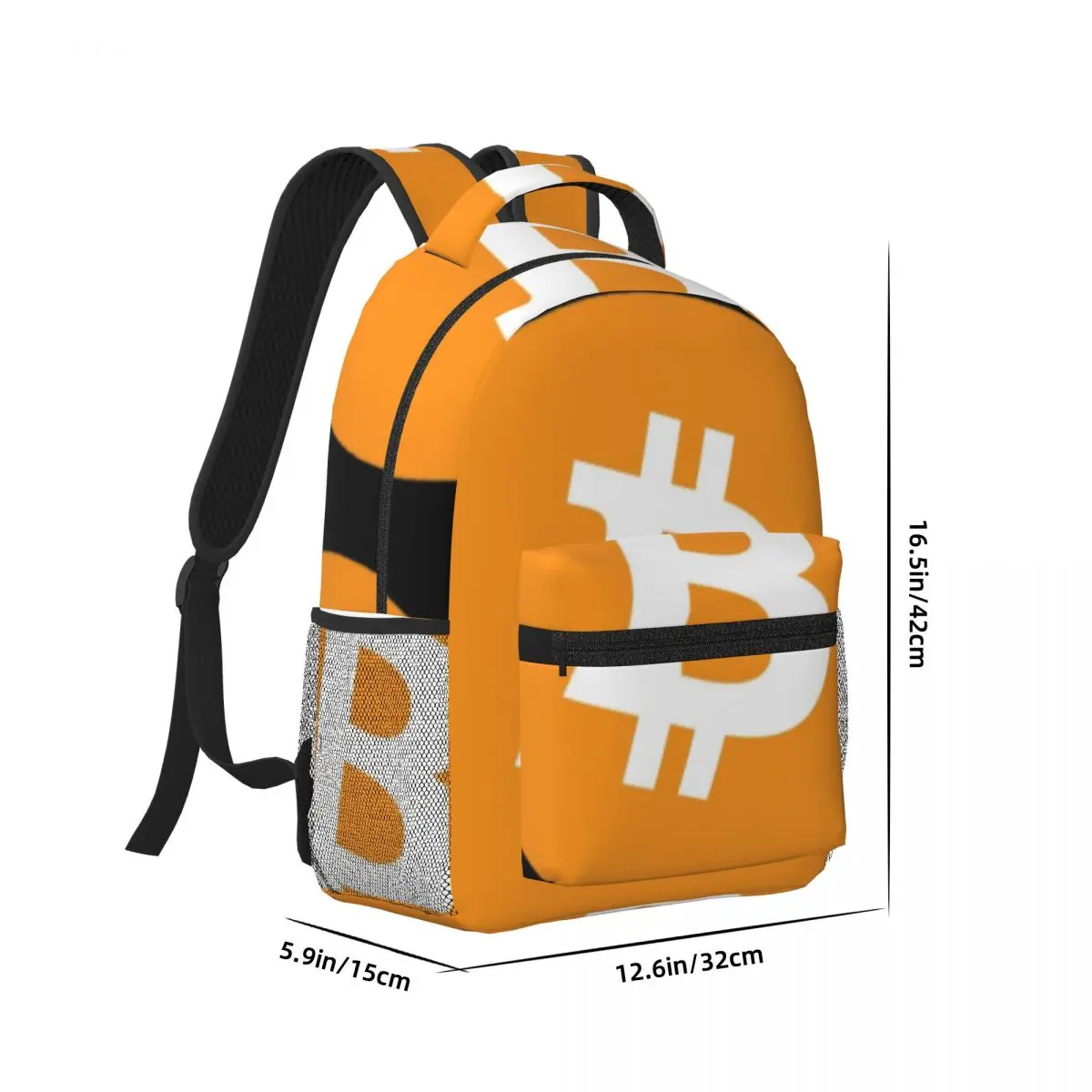 Bitcoin Cryptocurrency Crypto Woman Backpacks Boys Girls Bookbag Fashion School Bags Portability Travel Rucksack Shoulder Bag