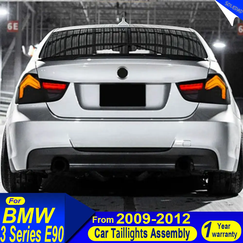 Car LED taillights For BMW 3 Series E90 2009 2010 2011 2012 Rear Dynamic Turn Signal Start-up Animation Car Lamp Assembly