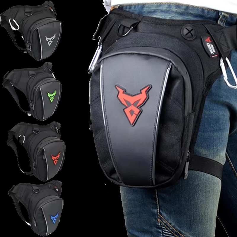 Motorcycle Drop Waist Leg Bag Thigh Belt Hip Bum Waterproof Motorbike Tactical Travel Cell/ Mobile Phone Purse Fanny Pack Bags