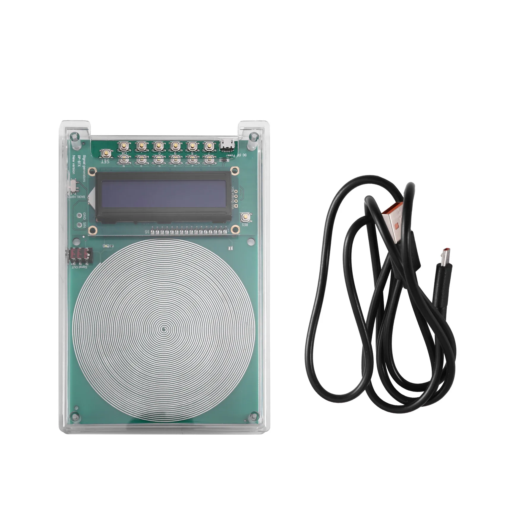 A48U 7.83Hz Resonance Generator 0.01-100000Hz Adjustable Frequency Healing Device Pure Sine Wave Frequency Generator
