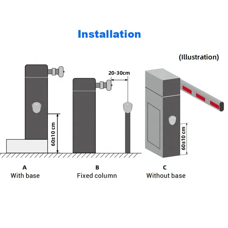 Car Recognition Detection System Intelligent Parking Equipment Parking Lot Radar Vehicle Detector Sensor For Boom Barrier