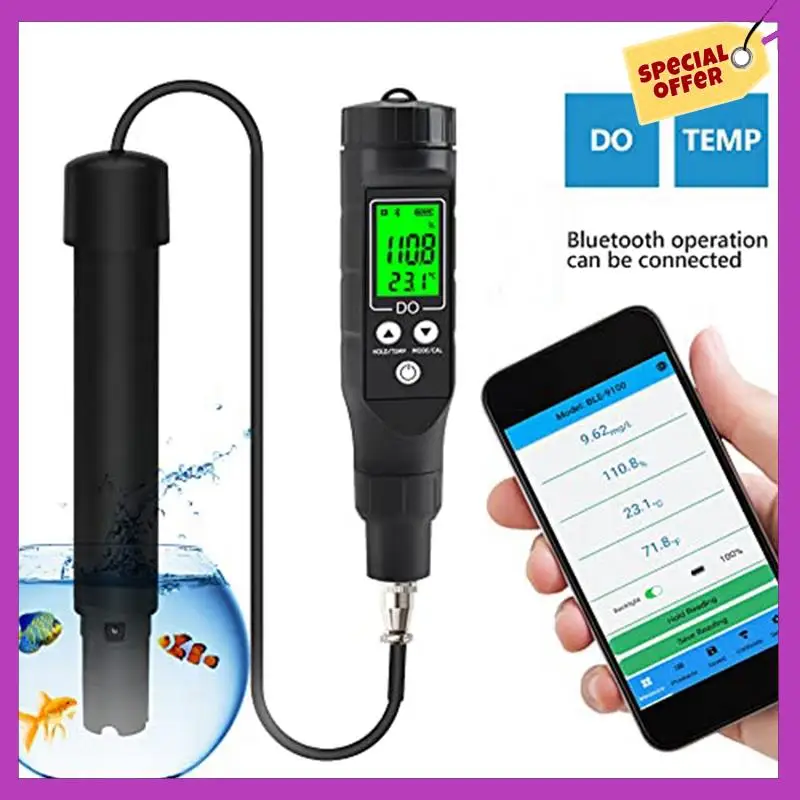 

HFIL-Smart Bluetooth Dissolved Oxygen Meter 0.0-30Mg/L Dissolved Oxygen Meter Range,Dissolved Oxygen Test Kit