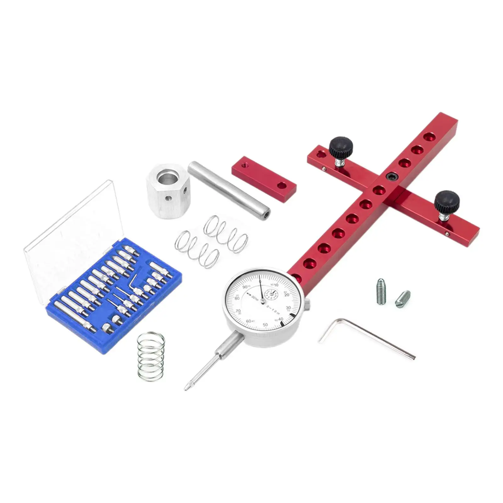 Table Saw Dial Indicator Gauge Multifunctional Accessory Drill Presses Woodworking Aluminum Alloy Table Saw Fence Alignment Jig