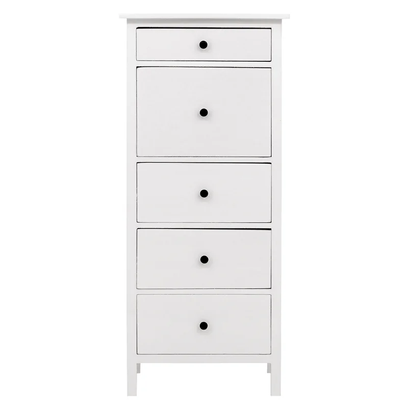 Hot sale 1/10 Bjd Ob11 Miniature Furniture Mini Model Chest of Five Drawers Accessories White