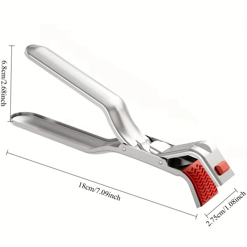 1pc Anti-scalding Clip Hot Bowl Holder Dish Clamp Pot Pan Gripper Clip Air Fryer Dish Plate Retriever Tongs Kitchen Supplies