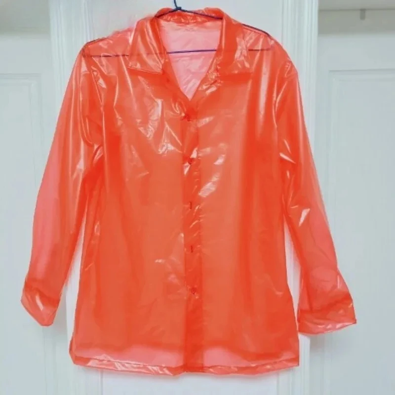 tpu-plastic-shirt-long-sleeve-thin-soft-blouse-loose-slim-sun-protection-top-unisex-professional-office-outfit-new-style-casual