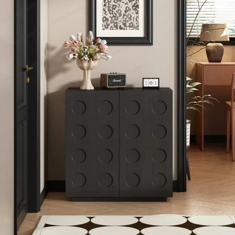 A Luxury Wooden Shoe Cabinet Minimalist Big Size Hallway Shoe Shelf College Dorm Essentials Archivadores Salon Furniture