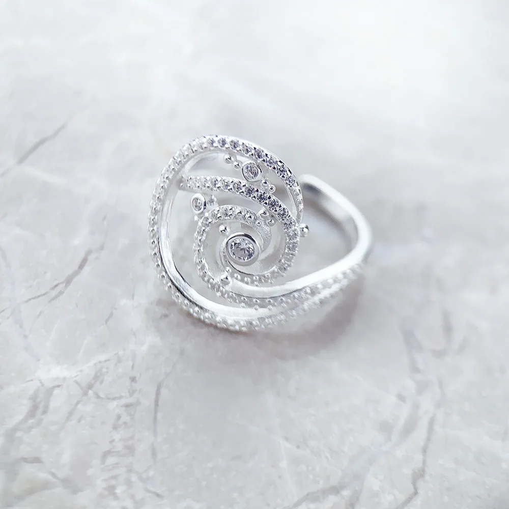 Ring Welle 2023 Sommer Marke Neue Feine Jewerly Reinem Solide 925 Sterling Silber Romantische Geschenk Für Frauen – Detail 2