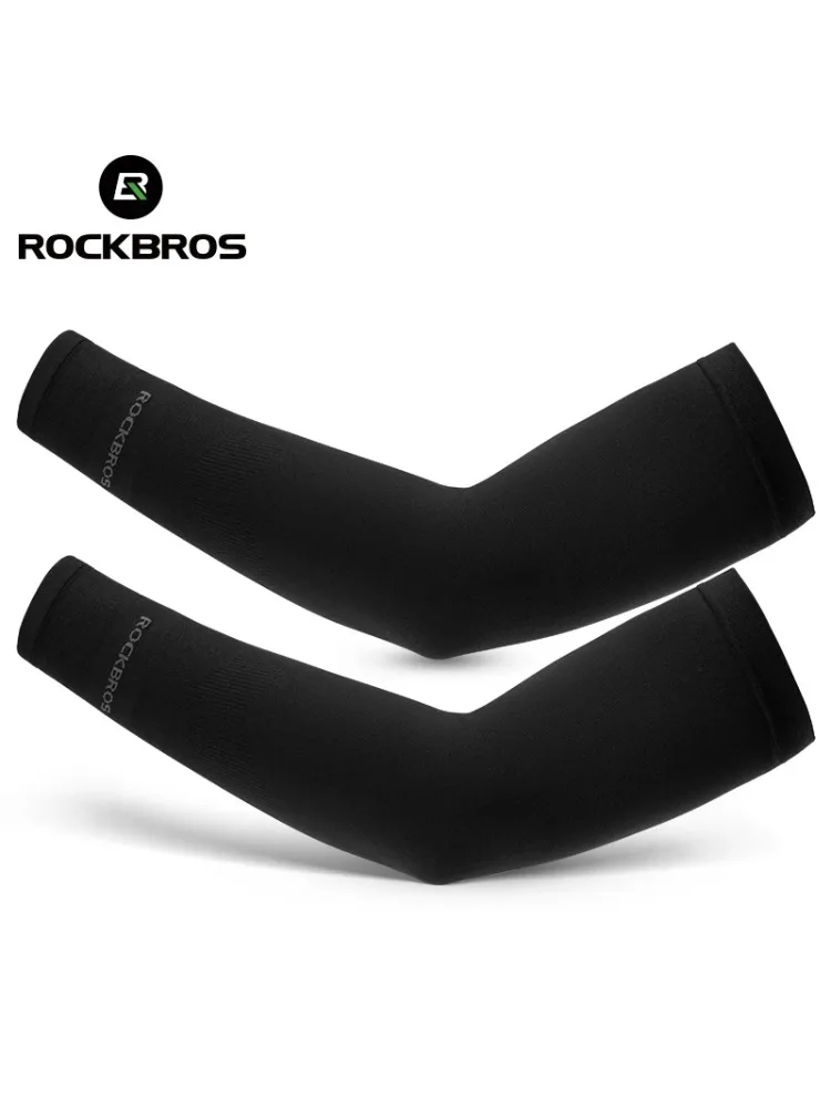 AliExpress ROCKBROS Ice Silk Bicycle Sleeves Summer Breathable Cycling Arm Protection Outdoor Sun UV Protect Sports MTB Road Bike Sleeves