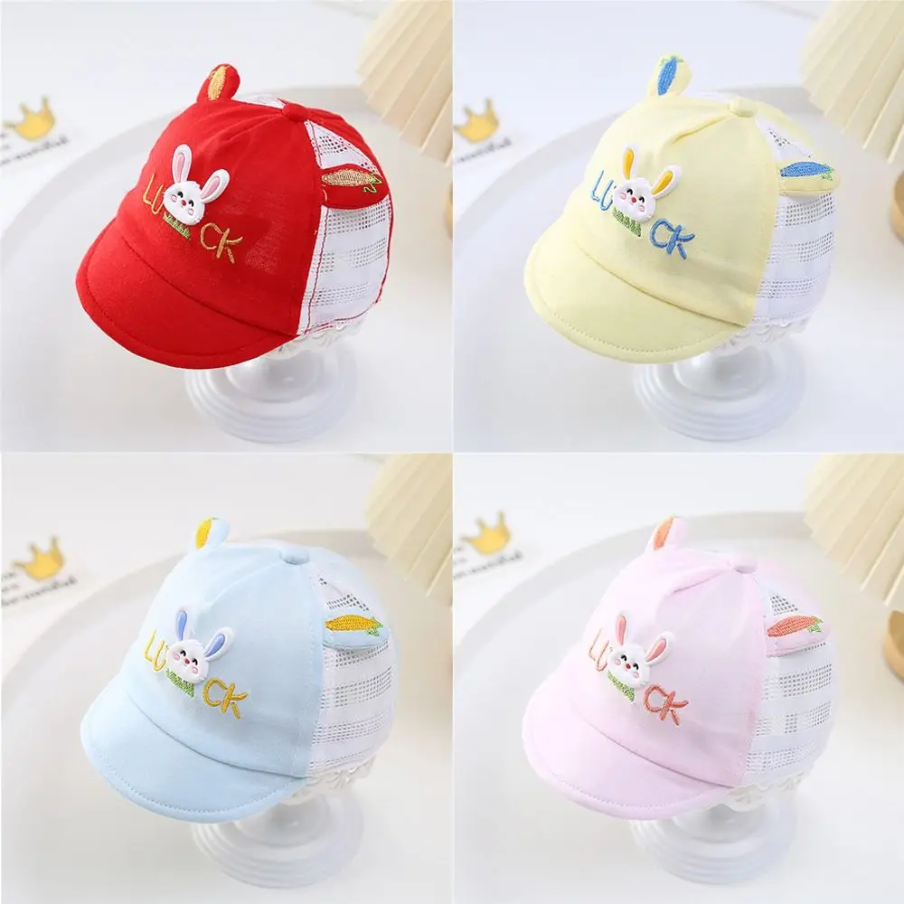 Fashion UV Protection Baby Baseball Cap Thin Breathable Soft Cotton Duck Tongue Hat Cute Cartoon Sun Protection Hat Toddler