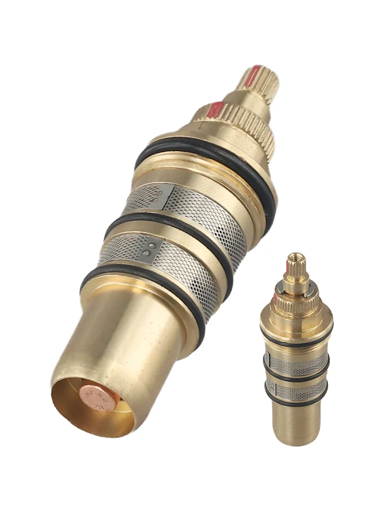 Thermostatic Cartridge Shower Mixer Valve Bar Repair Kit Brass Material Compatible with Various Shower Systems