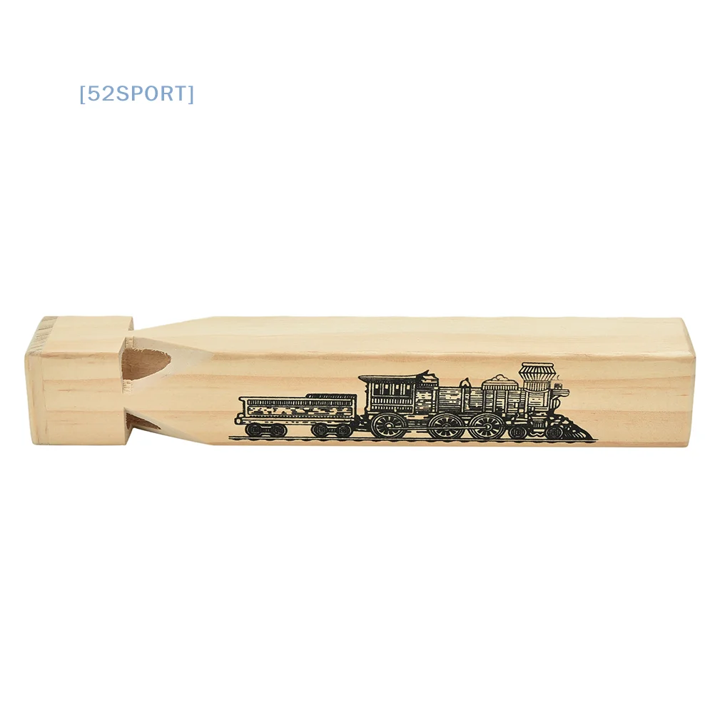 New Environmental Classic Wooden Children's Whistle Train Whistle Wooden Train Flute 1PC