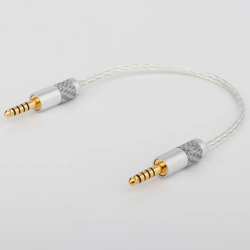 HIFI Single Crystal Kupfer 4,4 mm symmetrischer Stecker auf 4,4 mm symmetrischer Stecker Audio-Adapterkabel 4,4 Stecker auf Stecker Adapter – Detail 3