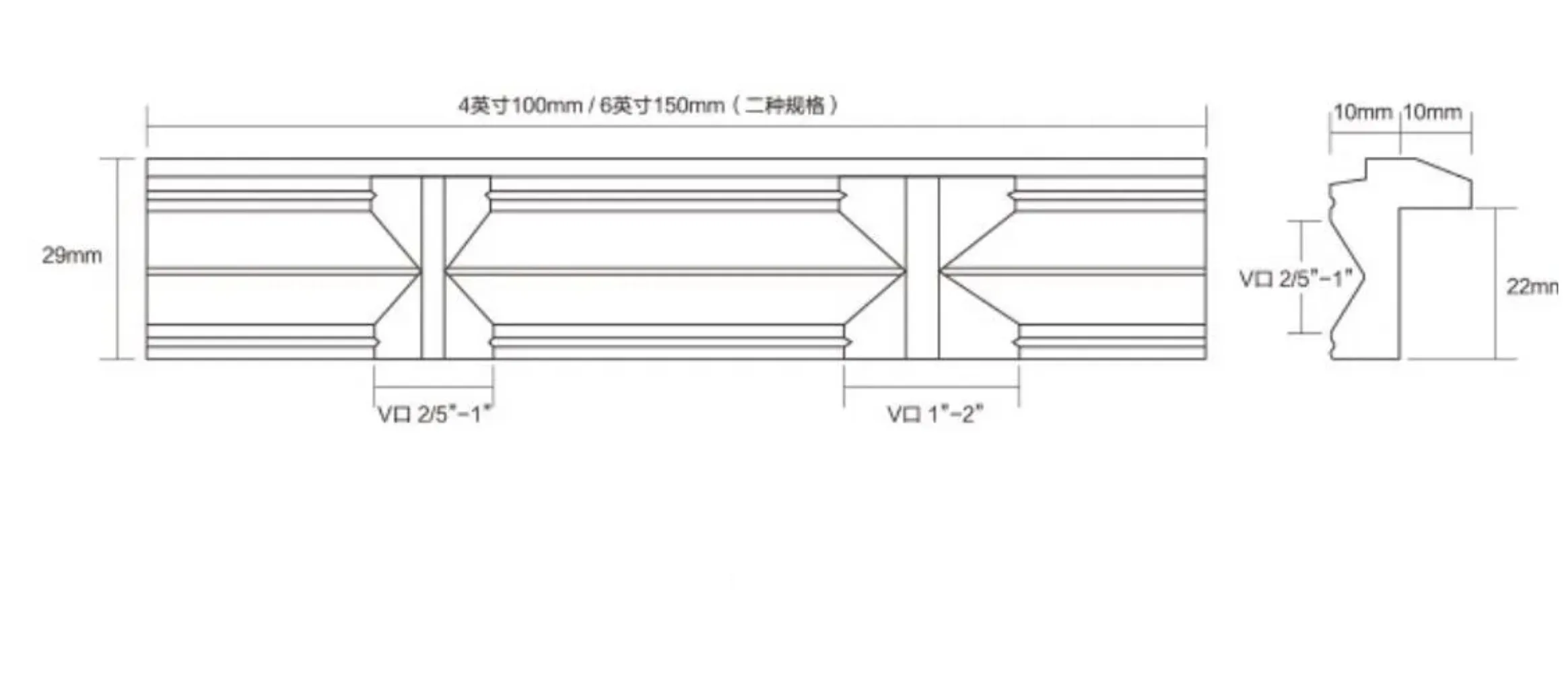 

CNC Milling Steel Vise, Hard Jaw Fixture, V-Type Jaw, Aluminum Alloy, 4 "or 6", 1Set