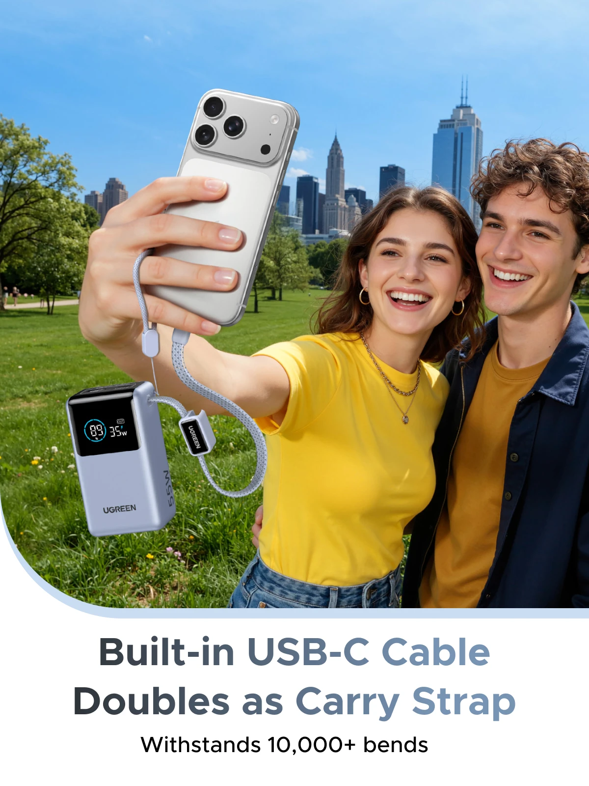 UGREEN 55W 10000mAh Power Bank with Type C Fast Charging