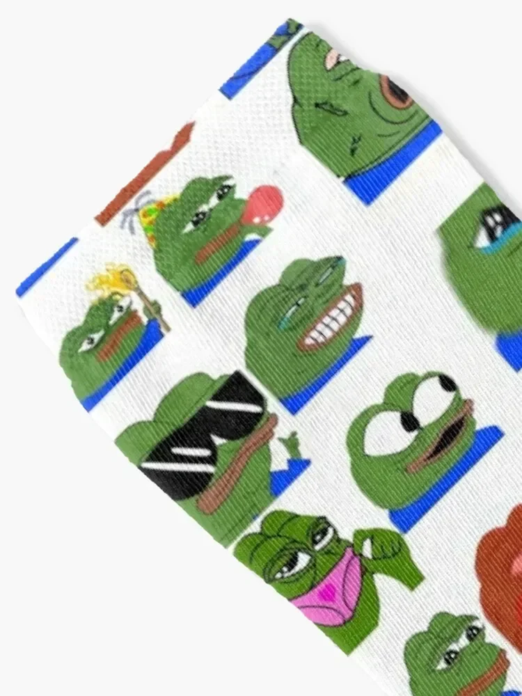 Pepe The Frog Meme Pack Socks Run valentine gift ideas christmas gift New year's Mens Socks Women's