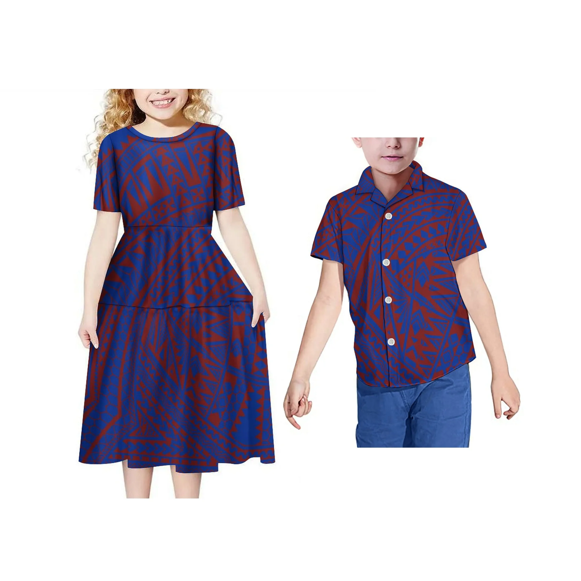 Drop Shipping Polynesian Triba - Summer Clothing For Girls ulasan dan harga