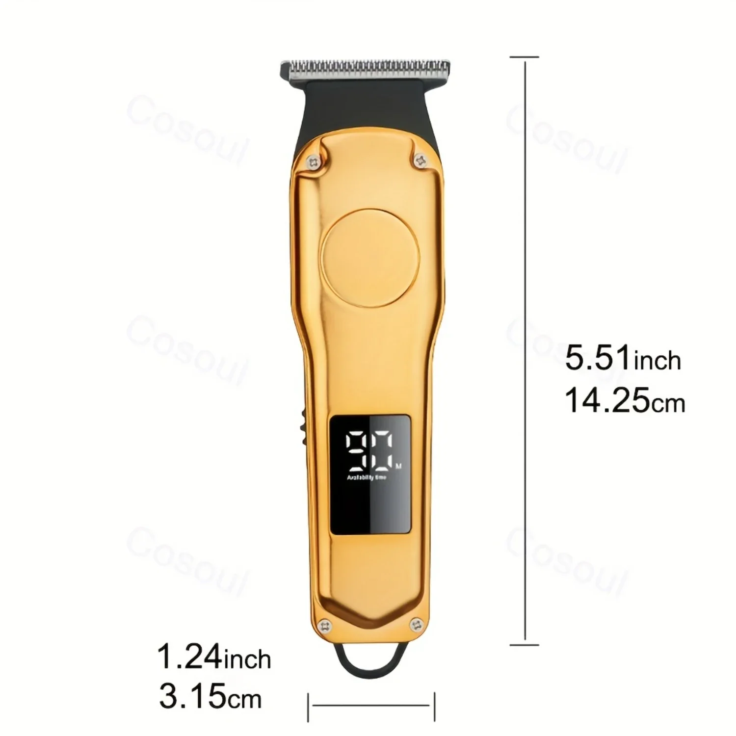 Hair Clipper  Hair Trimmer 5 Limit Combs Bottom Hook Design  Hair Cutting Machine