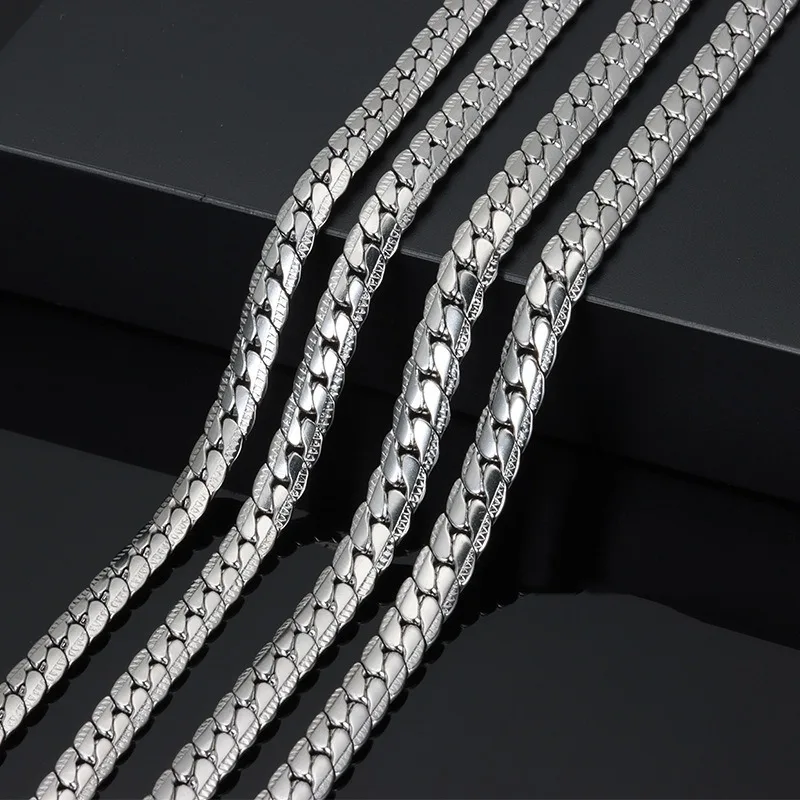 Halskette aus 925er-Sterlingsilber, 5 mm, Seitenkette für Männer und Frauen, Hochzeitsschmuck, luxuriöser Modestil, Verlobung, hochwertige Geschenke