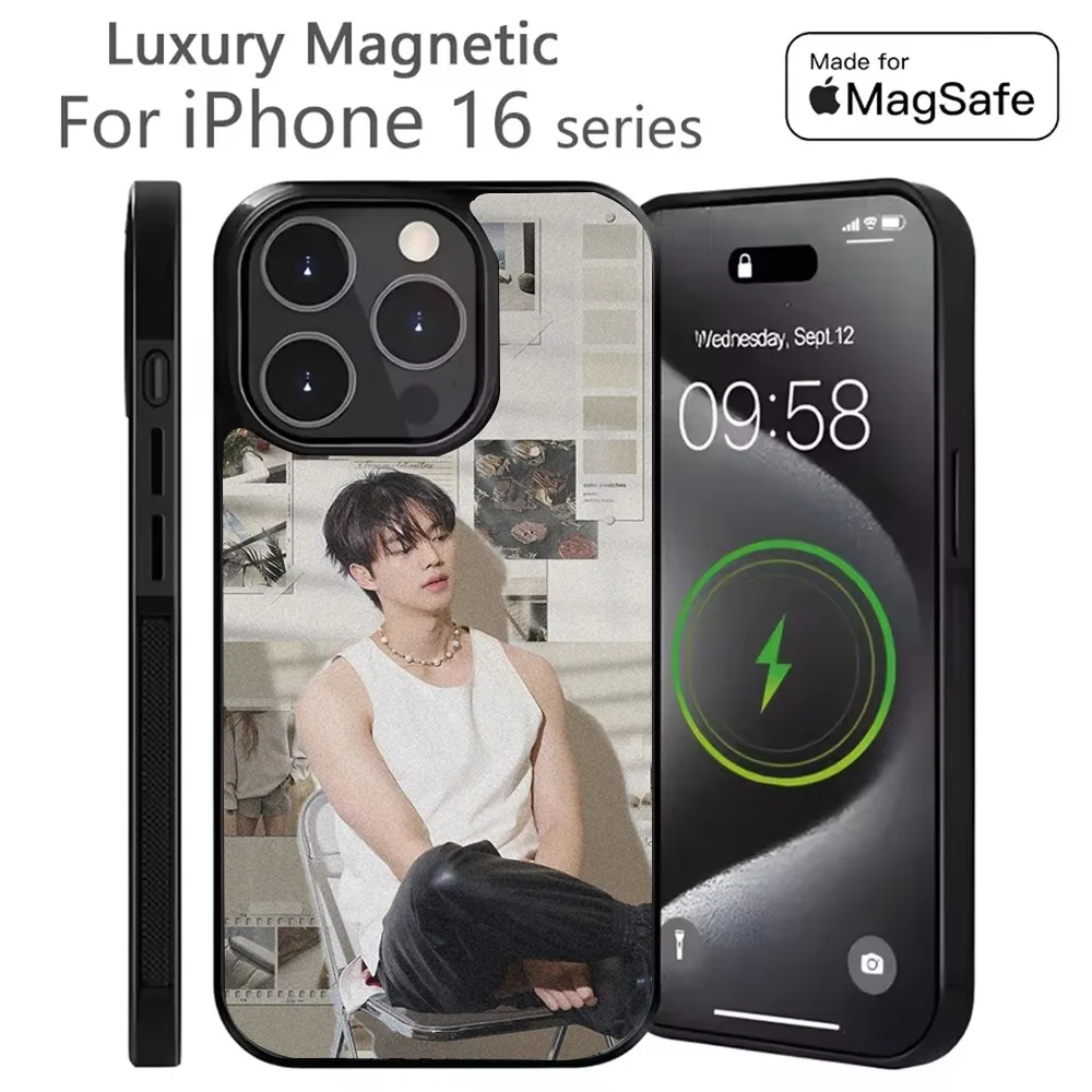 

Korea Actor Kang Song Phone Case For iPhone 16,15,14,13,12,11,Plus,Pro,Max Mini Magsafe Magnetic Wireless Charging