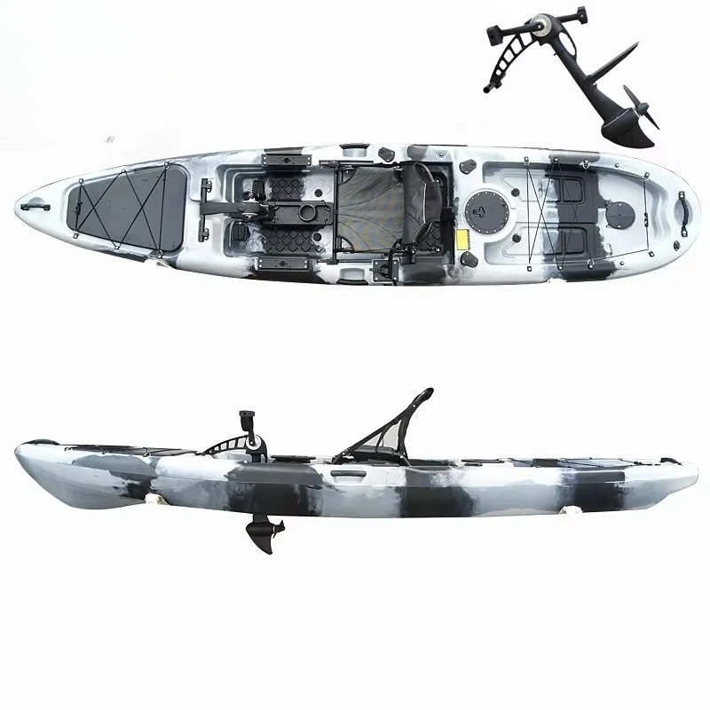 

LSF Pedal KAYAK 13ft Boat with Gear System Rowing Boating