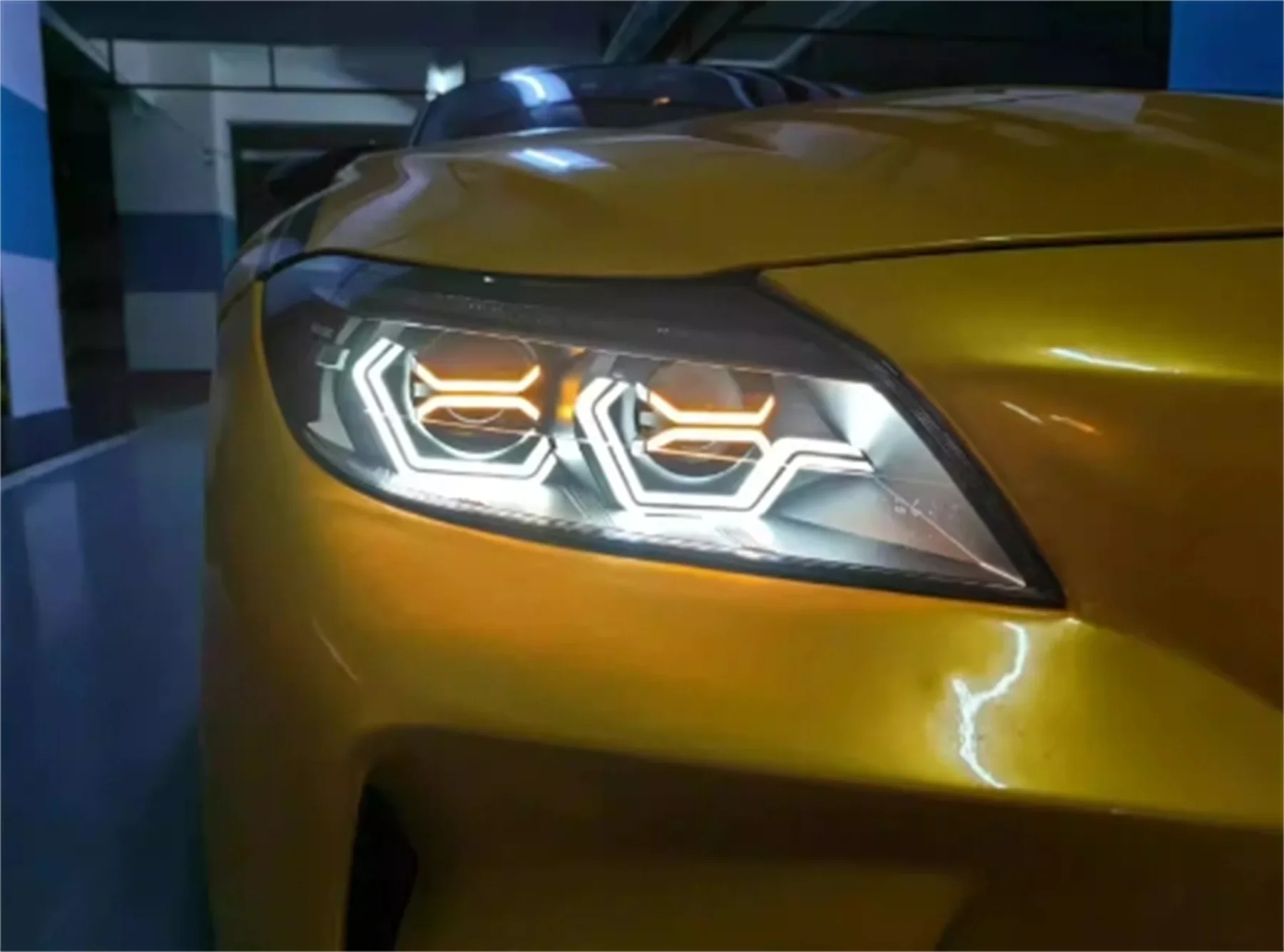 Front Headlight Headlamp for BMW Z4 modified OSS Daytime running light High low beam Turn signal