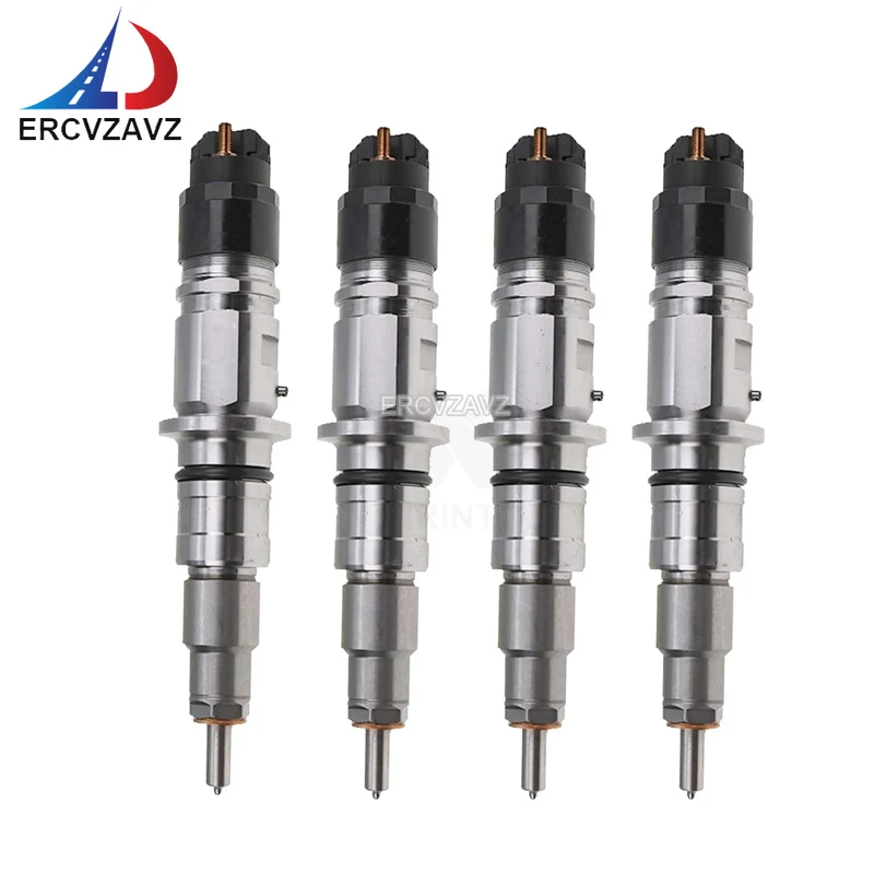 4PCS 0445120064 21006085 Common Rail Fuel Injector 4902825 4902255 for Bosch Volvo Bus B 5/6/7/8 FE FL & Renault DXI Truck