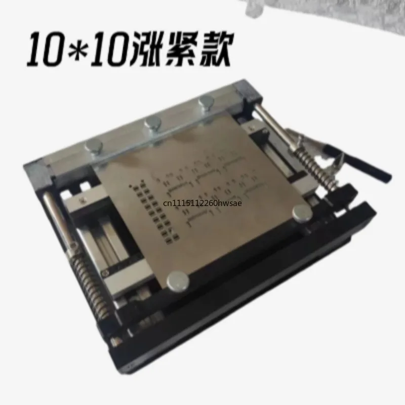Manual Desktop SMT Solder Paste Printing Jig,PCB Stencil Steel Sheet Screen Printing Machine,Mini Small PCB Solder Paste Printer