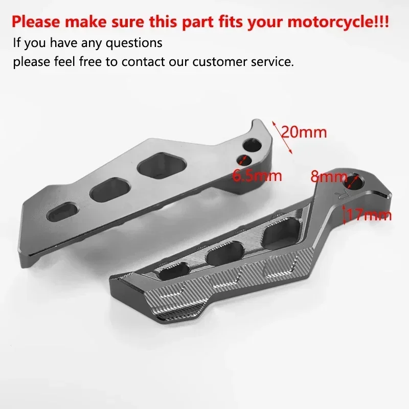 For Zontes G1 125 ZT125 G1 ZT125U ZT 125 U ZT 310X ZT310R 2023 Motorcycle Accessories CNC Rear Passenger Footrest Foot Rest Pegs
