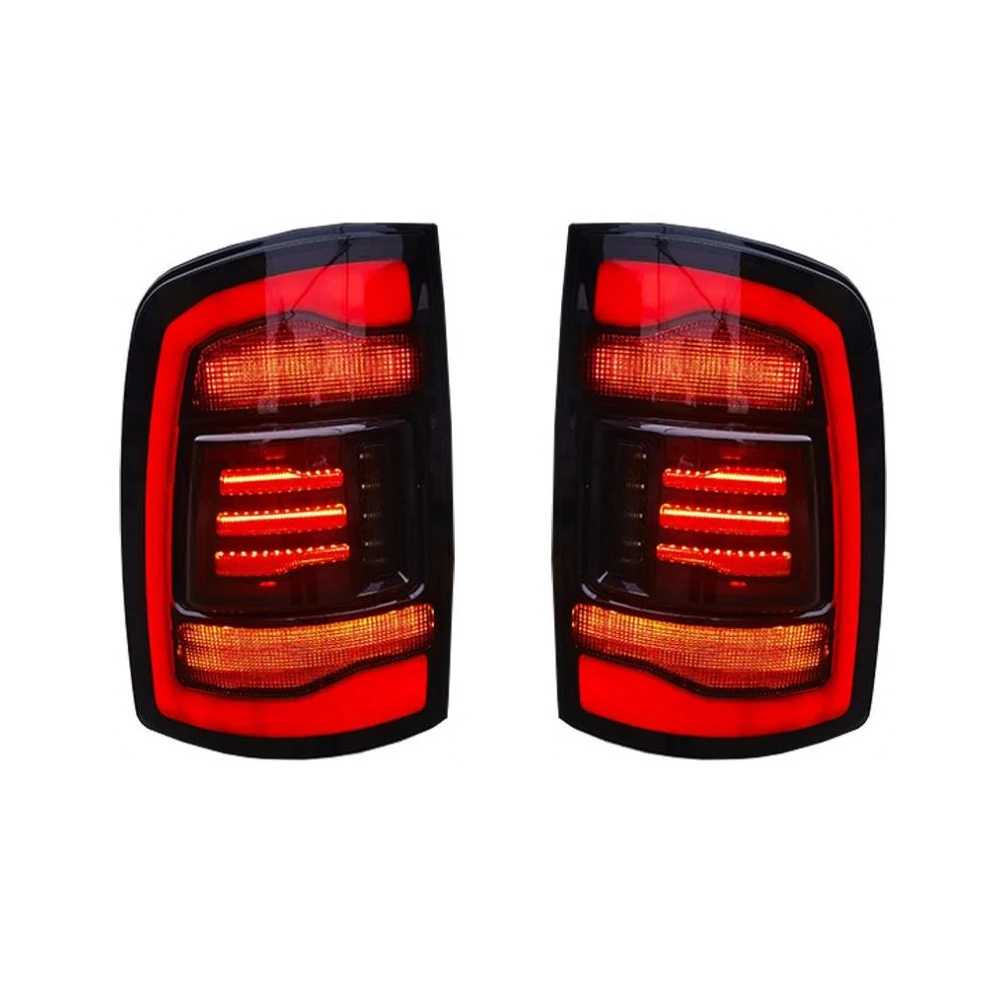 Car LED Tail Lights For Dodge RAM 1500 2009-2018 Rear Light DRL+Turn Signal+Brake+Reverse 4x4 Auto Tuning Accessories