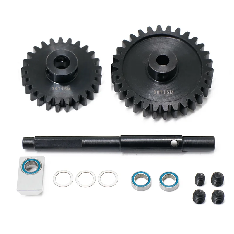 

CNC 45 HD Steel 1.5Mod 25T 30T Pinion Gear Spur Gear Set For 1/5 Traxxas X-Maxx XMAXX RC Car Accessories Kit