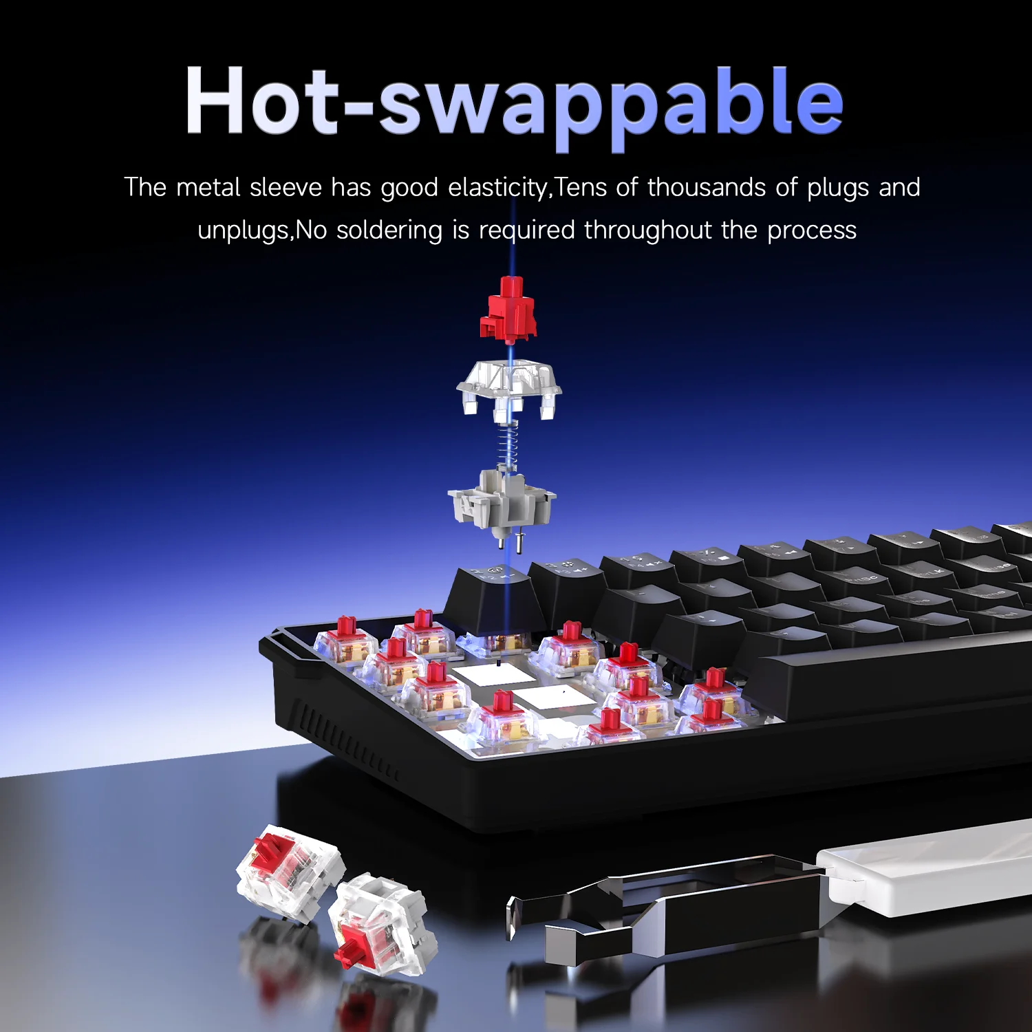 AJAZZ NK61 Mechanical Wired Ga - Gaming Keyboard Hot Swappable review and price