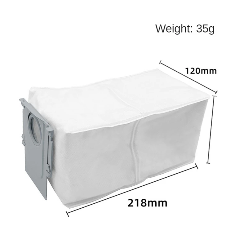 6PCS Parti di ricambio per Roborock Q Revo /Roborock P10 A7400RR Robot Aspirapolvere Pezzi di ricambio Accessori Parti Sacchetti per la polvere