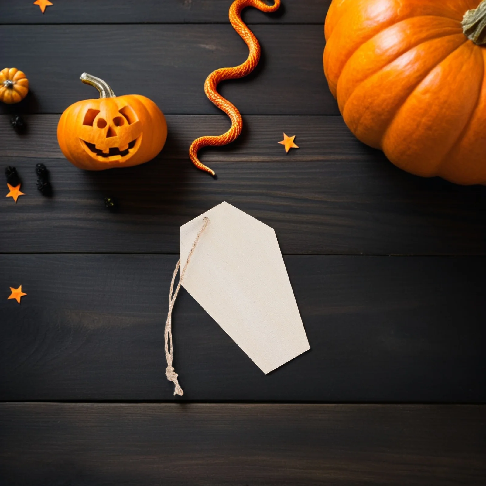 

30pcs Halloween Doodle Wood Slices Tombstone Shape Blank Wooden Cutouts DIY Craft Pieces Smooth Surface Lightweight for Spooky