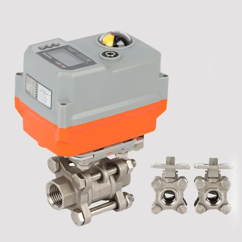 Stainless Steel Electric Motorized Water Actuator Valve Automatic Valve Water Modulating Price V Port Ball Valve