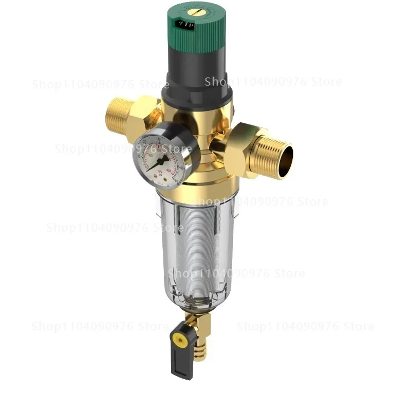 Whole House Pre Filter Pressure Reducing Valve High Flow Main Water Line Filter for Home Use