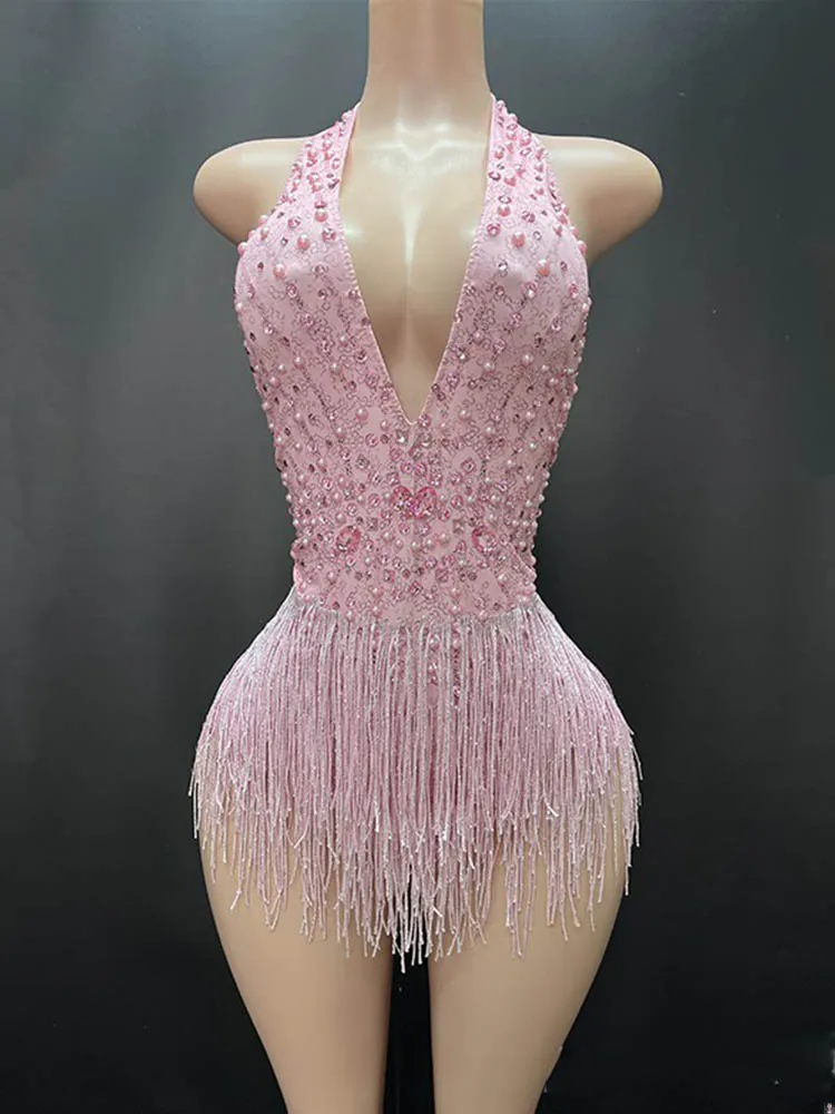 Gonna avvolgente elastica nuda sexy con paillettes strass di alta qualità 2024 Nuovi abiti da donna personalizzati alla moda