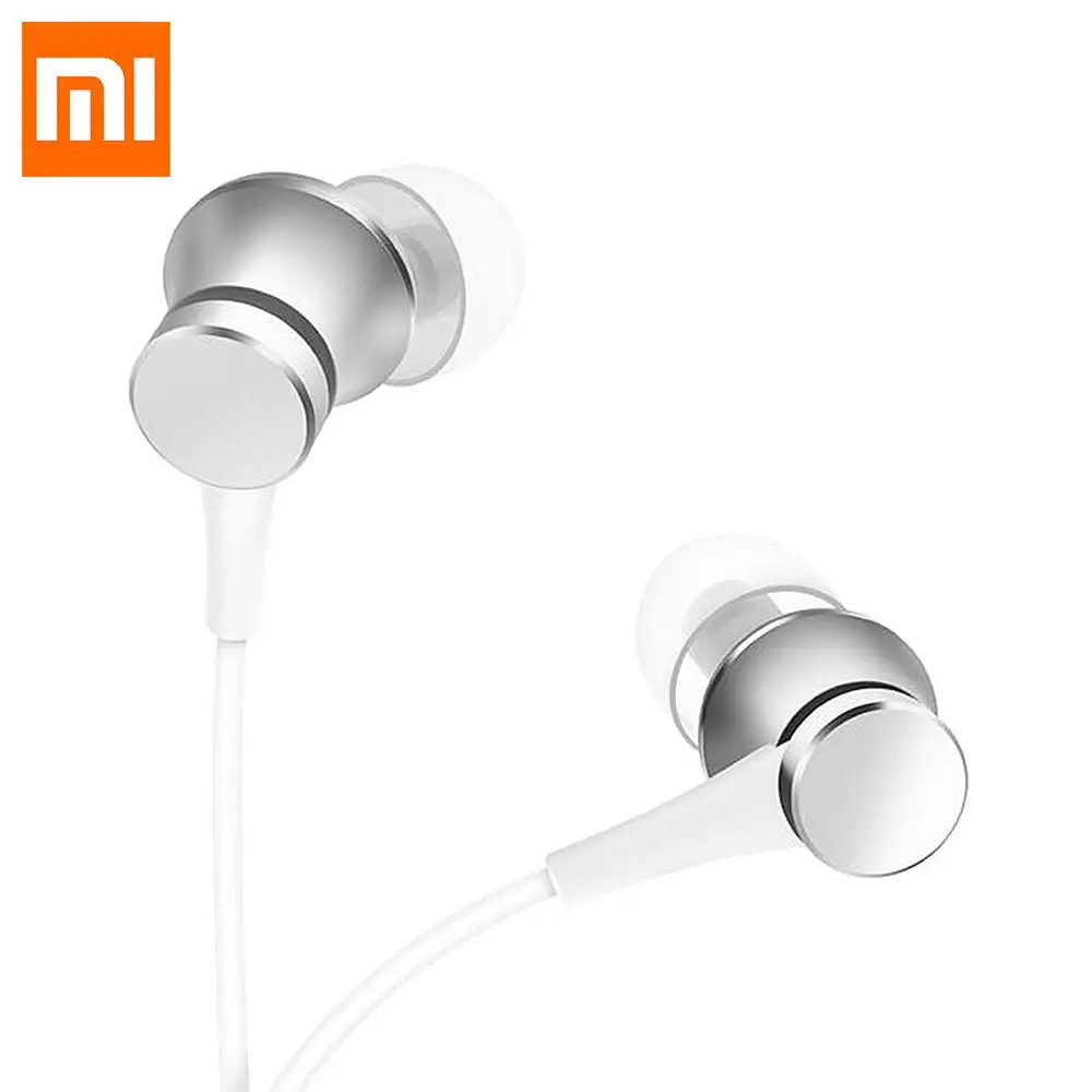 Original xiaomi pistão 3 fone de ouvido baixo com fio 3.5mm fone de ouvido esporte com microfone para telefone xiaomi samsung huawei
