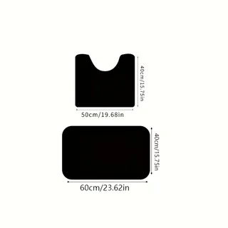Bathroom Floor Mat Comfortable Super Absorbent Toilet Carpet Memory Foam Solid Color Super Anti Slip Coral Velvet Kitchen Carpet