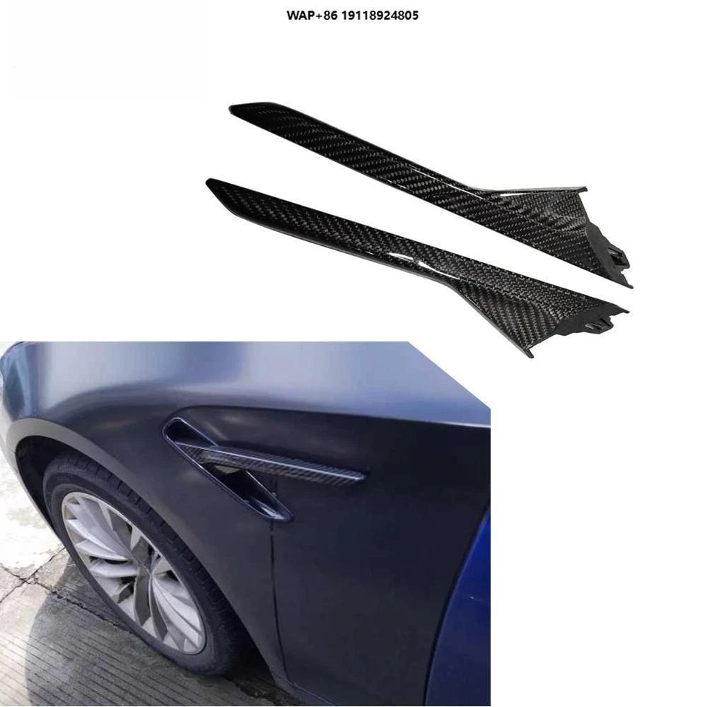 

Carbon Fiber Car Side Fender Trim Cover Grill for B-MW F90 M5