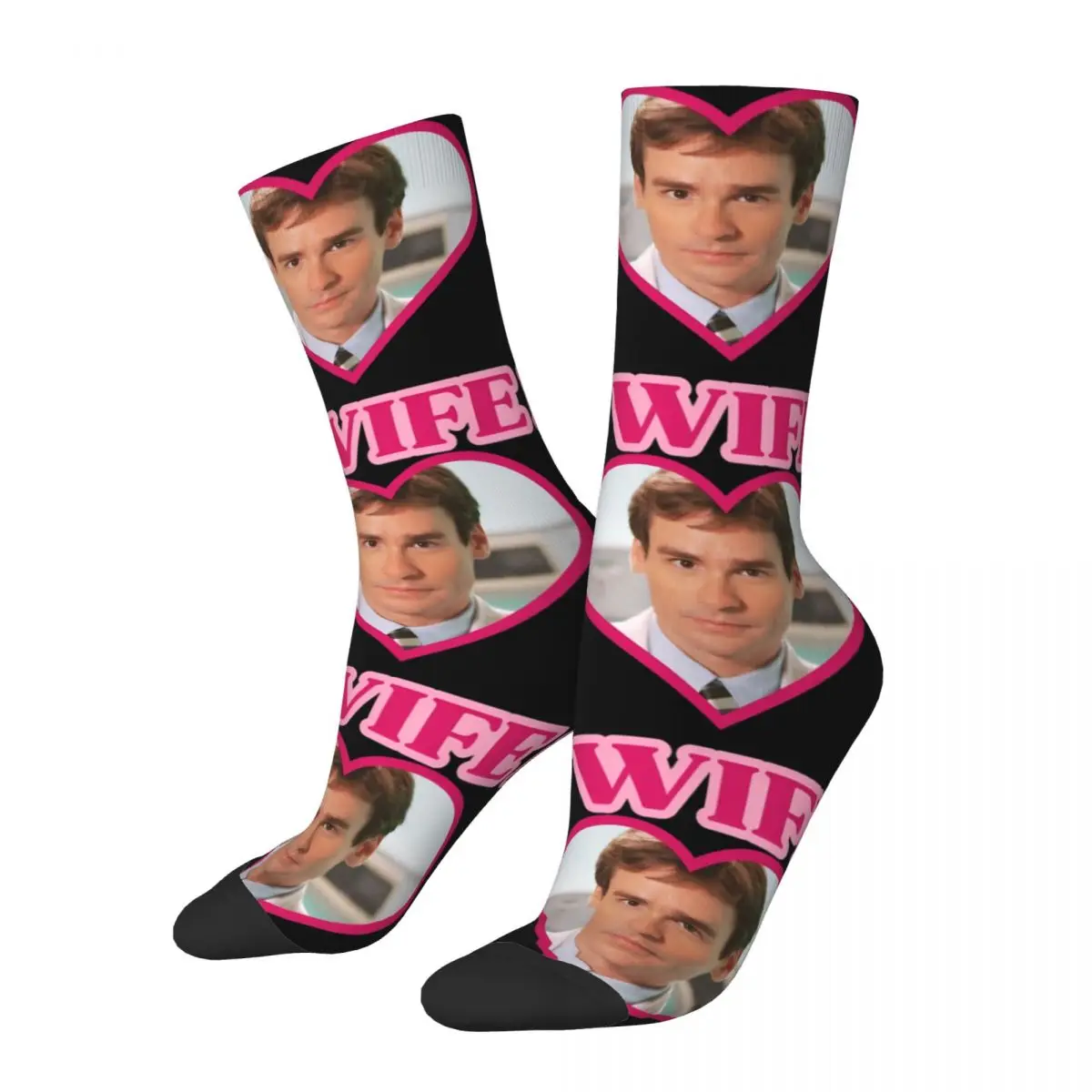 Men's Socks I Love James Wilson House MD Stockings Winter Casual Quality Socks Printed Outdoor Sports Non-Slip Socks