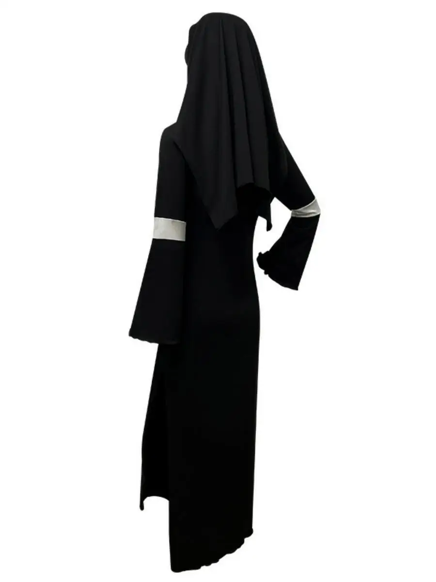 Nouveauté loween Par scène Performance nonne Cosplay Costume Role-plang tenue ensemble coton traditionnel chinois ethnique W...