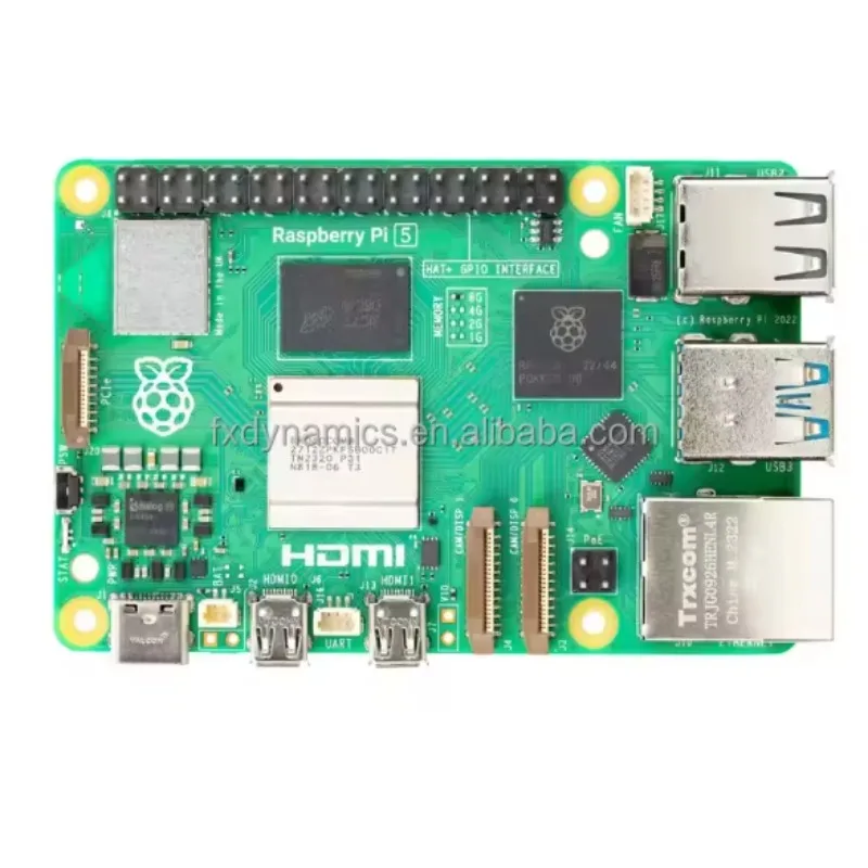 Raspberry Pi 5 Mainboard Cortex-A76 Linux 4GB Arm Board Python Programlama PCIe Gigabit Ethernet Development Programming Card