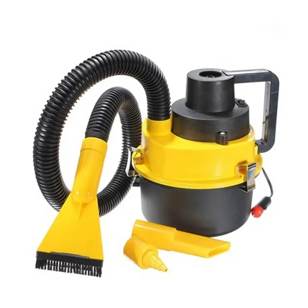 1PC 12V Powerful Multi-functional Drum Car Vacuum Cleaner Wet & Dry Portable Handheld Duster Household Inflatable Turbo