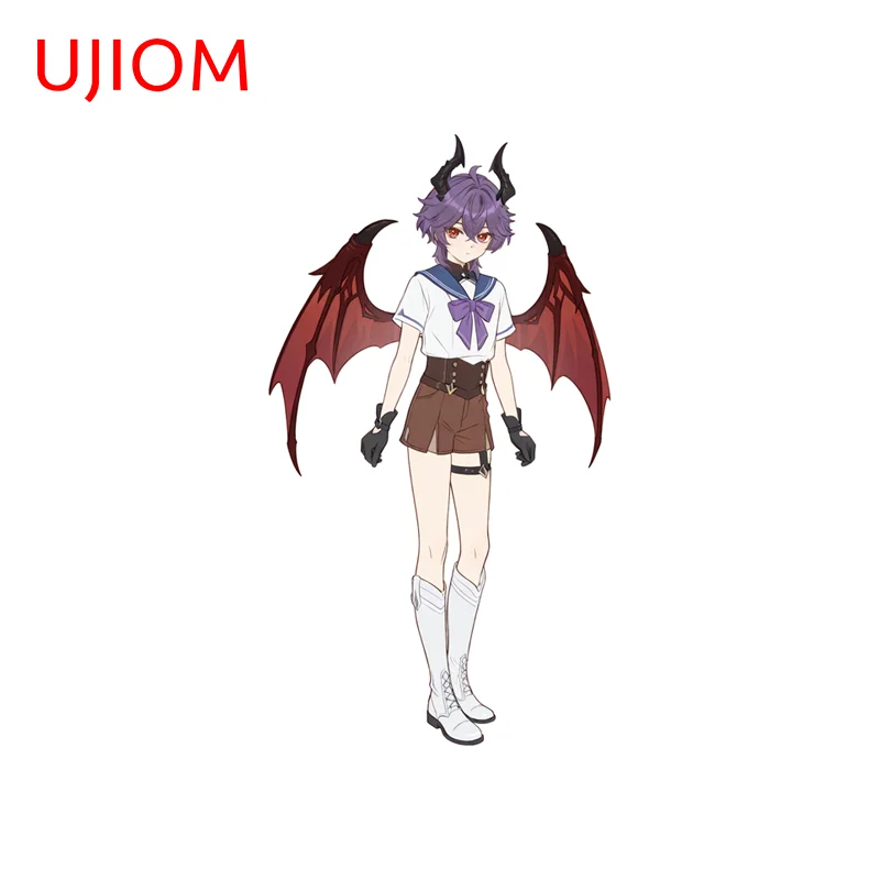 UJIOM Cute Artistic Durin Standing Posture Wall Sticker Genshin Impact Interesting Sunscreen Decal High Quality DIY Decor